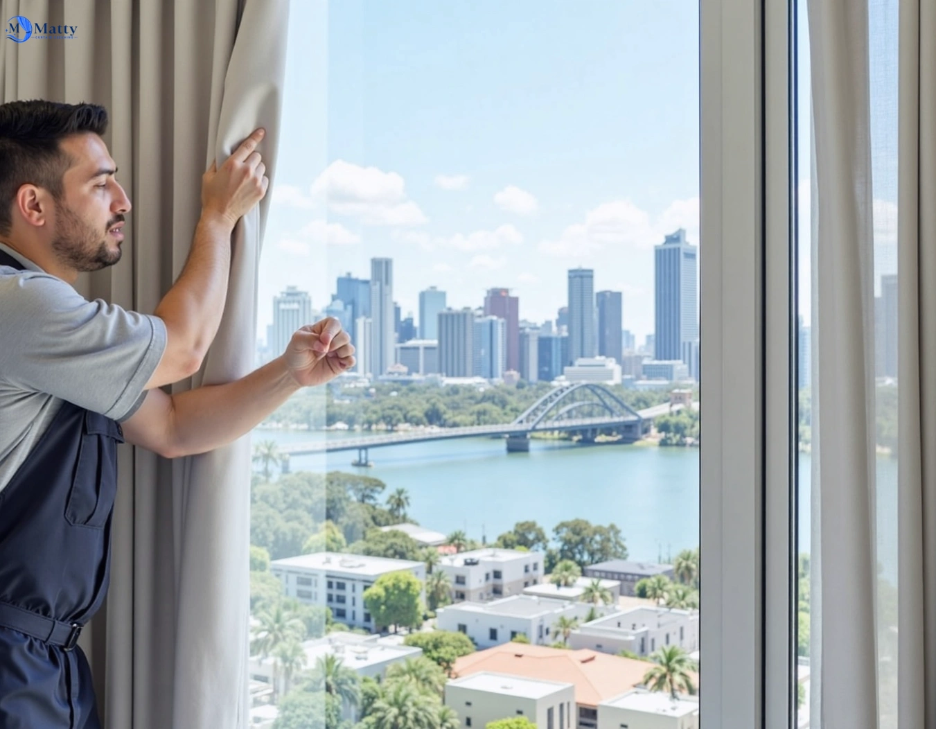 Professional curtain steam cleaning service carrum-downs-vic QLD by Matty Curtain Cleaning